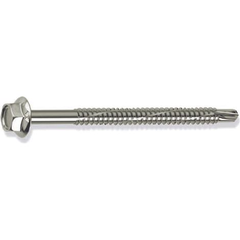 VITE TIRAFONDI PER METALLO AUTOPERFORANTE KOVERVIT DX CHROMITING- - ø mm.6,3x100 - 100 pezzi MUSTAD