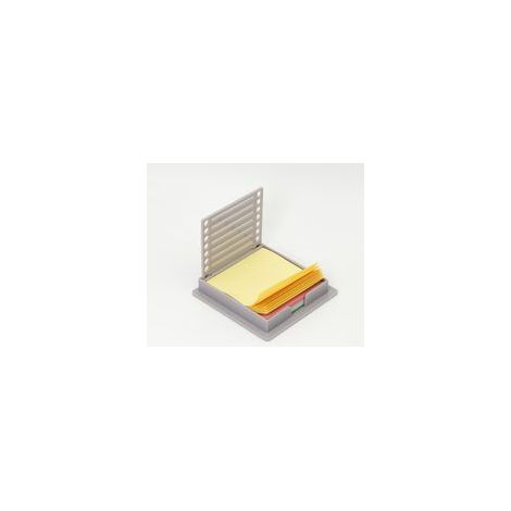 Set composto da modelli per post-it, post-it, un porta-post-it con disegni al tratto, un dispenser per post-it, un porta-memo e un organizer per articoli da ufficio, casa e scuola. - Crezuo