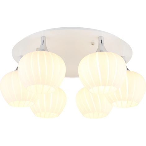 Globo - plafoniera - MAXY - bianco - vetro - Ø 65cm - E27 -