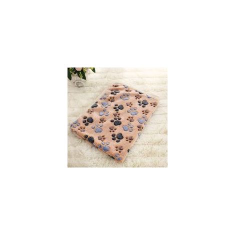 Manta para perros - Manta suave para gatos y perros, adecuada para perros pequeños, medianos y grandes, linda manta estampada para mascotas, manta de lana para c-Crezuo