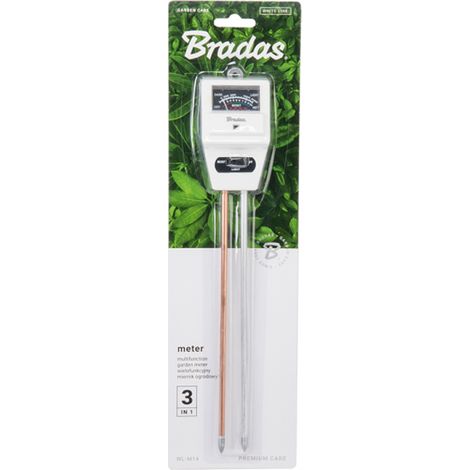 Contatore da giardino a 3 funzioni - linea bianca quadrata Bradas 8625 (1/2)