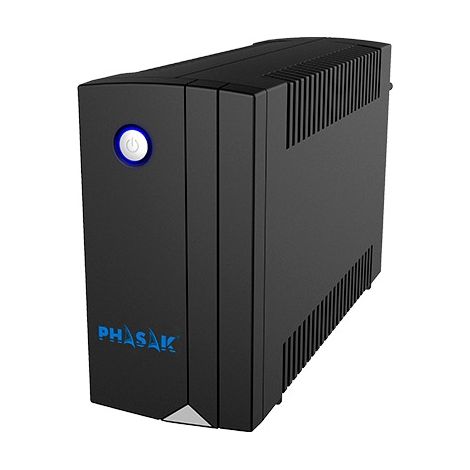 SAI Línea Interactiva Phasak Ottima 660 VA Interactive/ 660VA-360W/ 2 Salidas/ Formato Torre