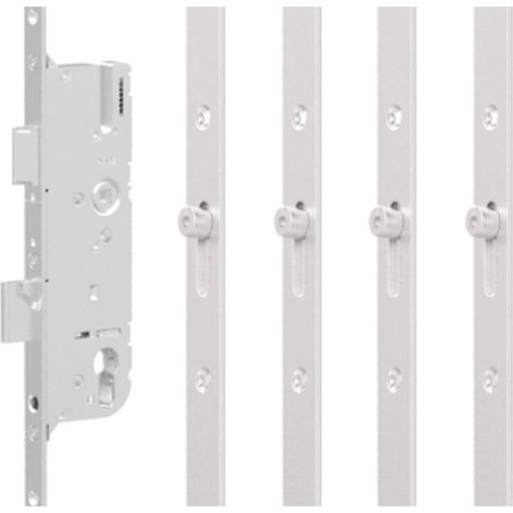 Sicherheitstürverschluss Secury Rollenzapfen PZW 20/65/92/10mm F-St.silber BKS (1/5)