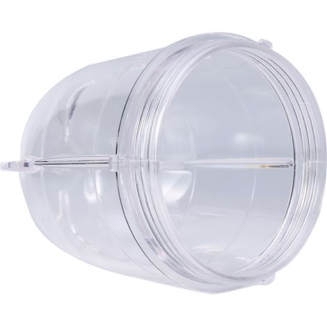 Verre Transparent en Plastique Court pour Mixeur et Centrifugeuse, Pièce de Rechange Accessoire (Modèle Court) (1/5)