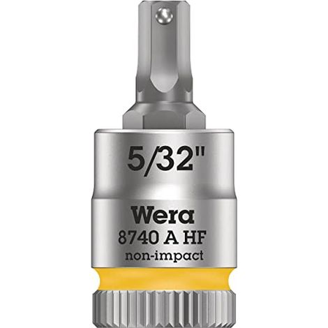 Wera Zyklop inserto-bussola, attacco da 1/4", con funzione di ritegno 8740 A HF, 5/32" - 05003385001 (1/4)