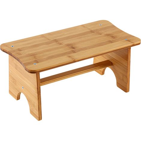 Repose-pieds sous le bureau, repose-pieds en bois antidérapant pour la maison ou le bureau