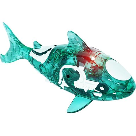 Fisch-Badespielzeug – wasseraktivierter Roboterhai, realistische automatische Schwimminteraktion, LED-Lichterzeugung  Engagierte Wassersportaktivitäten (1/5)