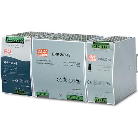 Fuente de alimentación Planet de 48 V y 120 W para riel DIN, PWR-120-48