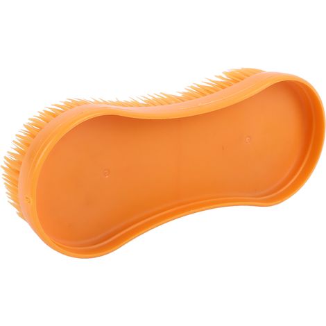 Brosse de nettoyage pour chevaux, brosse douce, brosse de massage multifonctionnelle et portable pour le toilettage des animaux, peigne ergonomique pour chevaux (1/5)