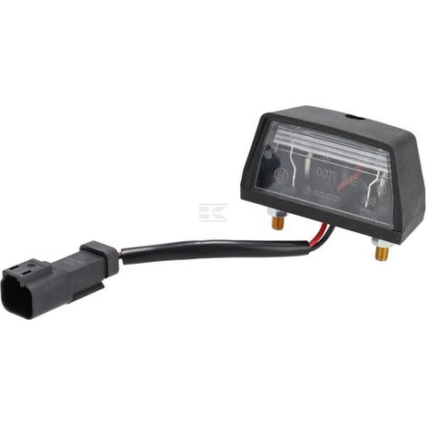 Number plate light 12V JCB JC70050127 (1/2)