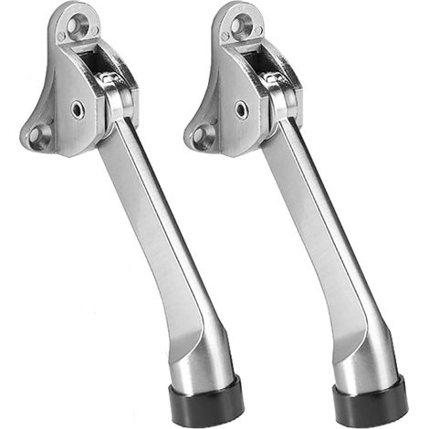 butée de porte anti-collision avec guide-pied (2 pièces)