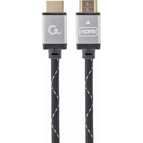 CABLE TRENZADO HDMI 2.0 4K 60HZ GEMBIRD SELECT PLUS CON ETHERNET 1.5M NEGRO (1/3)