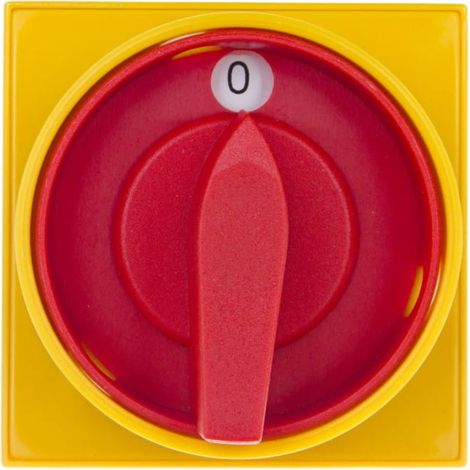 Interruttore a camme 0-1 25A 2P per installazione a incasso, giallo-rosso ŁK25R-1.828P08