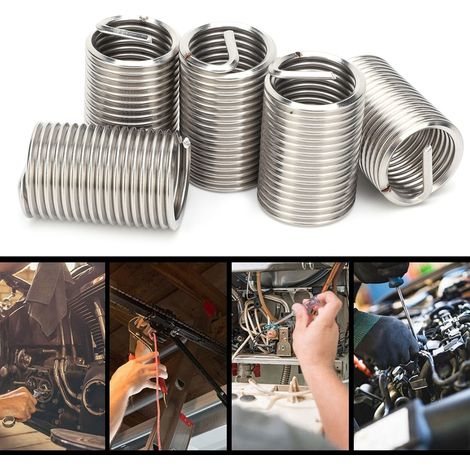 inserts filetés en fil d'acier M2432,5D, manchons de protection pour filetage, réparation de filetage (1/5)