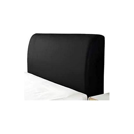 Funda protectora antipolvo y elástica para cabecero de cama de 170-190 cm, color negro - BecomeRich (1/5)