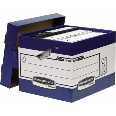 Bankers Box Archivbox Ergo Box Heavy Duty 0038801 blau (1/5)