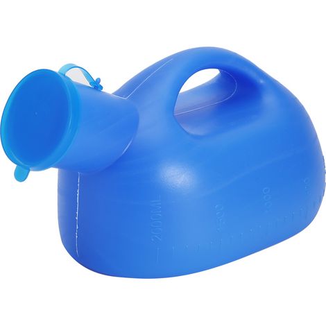 Bouteille d'urine portable de 2000 ml pour l'extérieur, récipient de stockage pour urinoir pour personnes âgées avec couvercle (1/5)