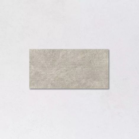 Carrelage Intérieur Effet Pierre DOLOMIA 60x120 cm Groove Grey Dolomia (1/3)