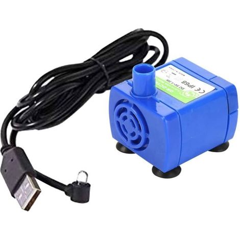 usb port remplacement de la pompe pour chat fontaine d'eau fontaine pour animaux de compagnie ultra calme longue durée de vie[A303] (1/4)