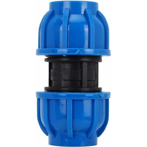 4Pcs PE Plastic Straight Connector 32mm to 32mm Water Pipe Adapter Straight Connector Water Pipe Fitting Tube Connectors