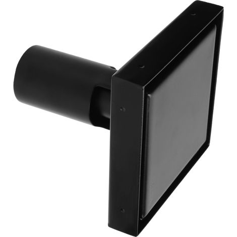 Bouche d'égout carrée 10x10cm en acier inoxydable SUS304 avec couvercle amovible noir