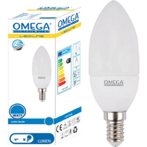 CANDELA LED C35 6W 6000K 500LM E14 A+.