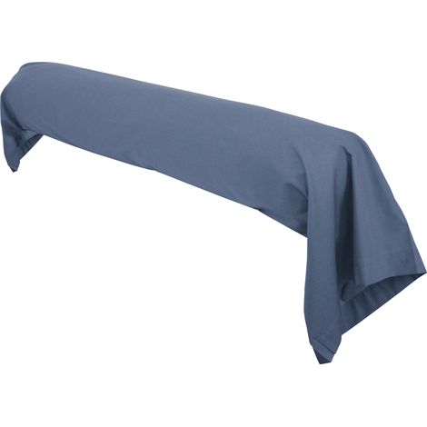 Taie de traversin uni coton ALTO 185x43 cm