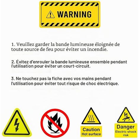Bande Lumineuse LED COB, Dimmable 288 LEDs/m Ruban LED 50cm Découpable Flexible Strip pour Chambre, Jardin, Plafond Décoration. (1/4)