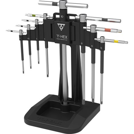 Topeak Allen Wrench Set 8 Pieces Black Steel Durable