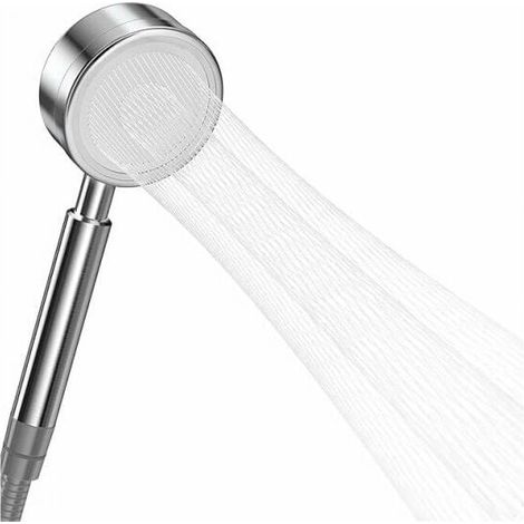 Pommeau Douche Haute Pression en Acier Inoxydable 304 - Douchette Douche Salle de Bain Economie d'Eau Installation Facile - Méthode de Jet en Forme de Taille (1/5)