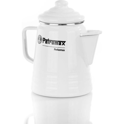 Petromax Tee-/Kaffee-Perkolator weiß für 9 Tassen Kaffeekanne Stahl