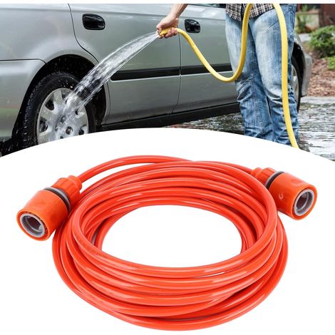 Short Garden Hose, 6M Plastic Garden Water Hose for Water Softener and Antifreeze Hose Adapter for 25mm Inner Diameter Tube (1/5)