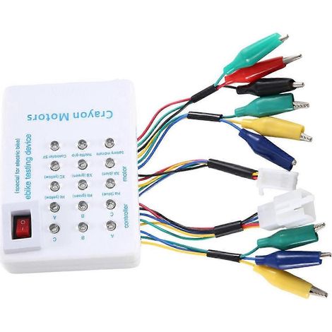 Testeur de contrôleur de moteur sans balais pour voiture électrique, vélo électrique et scooter 24V/36V/48V/60V/72V pour tester les moteurs. (1/4)