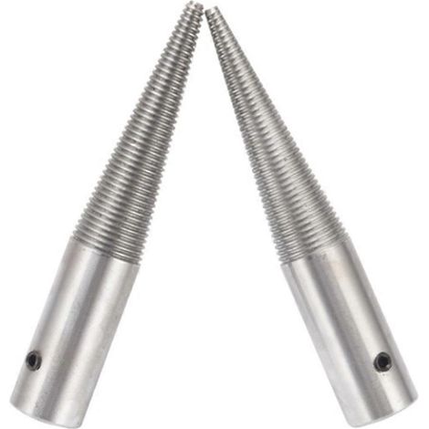Broches coniques montées sur arbres de 12,7 mm pour le polissage, meules de polissage, ensemble de meuleuses d'établi (1/5)