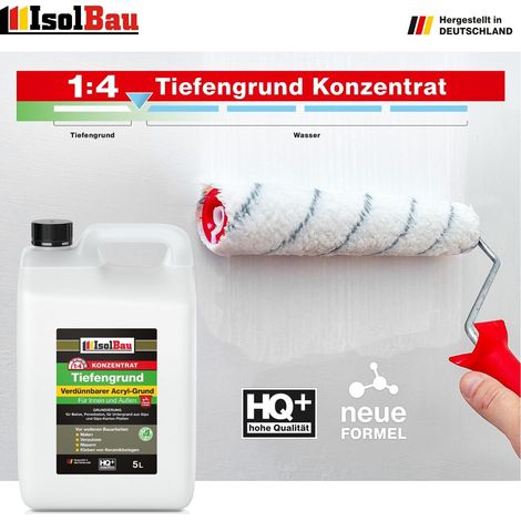 IsolBau Primer Tiefengrund Konzentrat Tiefengrund LF Konzentrat 1:4 5L (1/5)