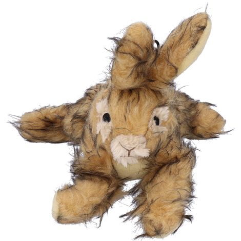 Jouet à mâcher en peluche en forme de lapin pour chiens de petite et moyenne taille, idéal pour la dentition. (1/5)