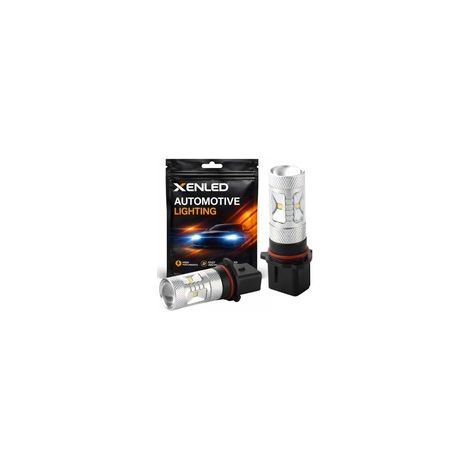 2 x Ampoules 6 LED CREE 30W - P13W - Haut de Gamme Lampe de feux de jour BLANC (1/5)