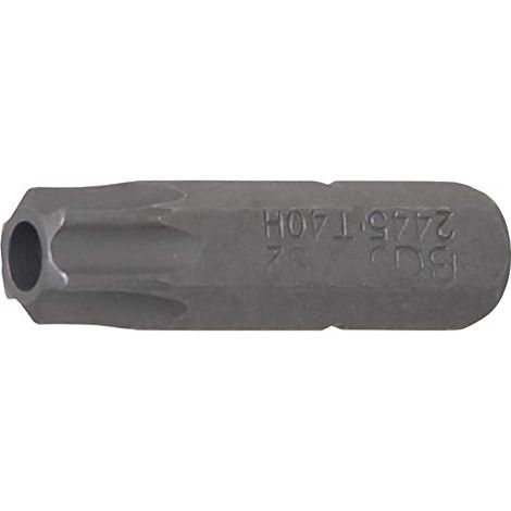 BGS Bit Destornillador Hexagonal Exterior 6,3 mm (1/4") Perfil en T (para Torx) con agujero T40 - 2445