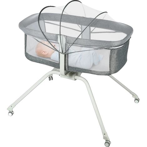 Berceau pour bébé, inclinaison réglable, léger et portable, GRIS (1/2)