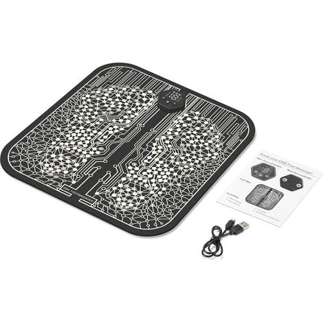 Appareil de massage des pieds intelligent rechargeable par USB, à impulsions électroniques, pour la physiothérapie des pieds-AquaForge (1/5)