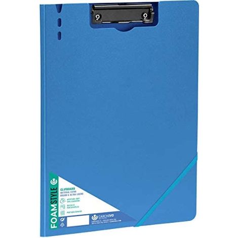 Polypropylen Ordner mit Clip a4 Hartschaum stlye blau carchivo 63040109