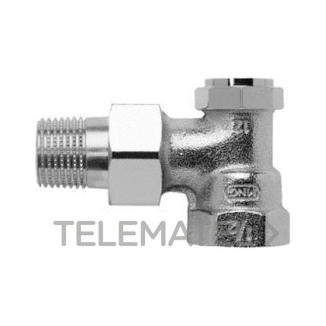 Resideo Racor de retorno Verafix-E latón, niquelado, E, 3/4", V2420E0020