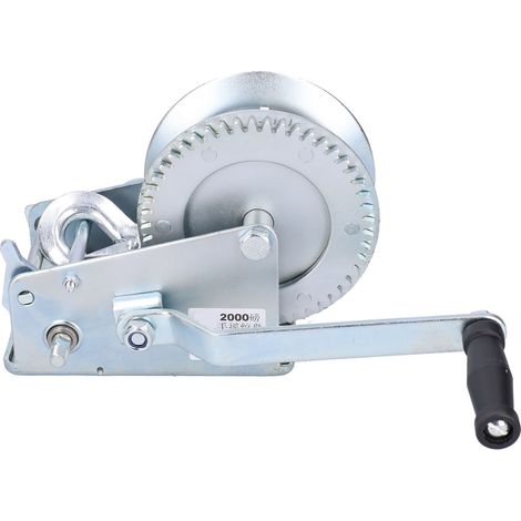 Handwinde mit selbstsicherndem Handheber und Gummigriff zum Heben von Lasten bis zu 2000 lbs (ca. 907 kg) (1/5)