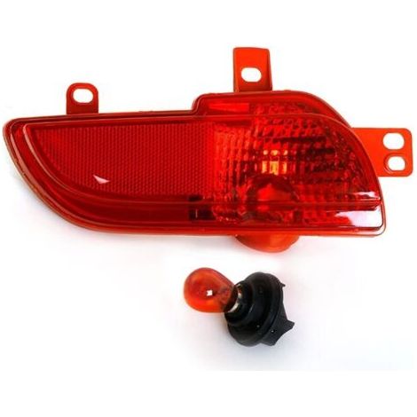 Fanale posteriore per auto, luce paraurti per retromarcia, fendinebbia catarifrangente, 6351HA 6350HA, per Peugeot 206 207 2009 2014 (lampadina a sinistra)