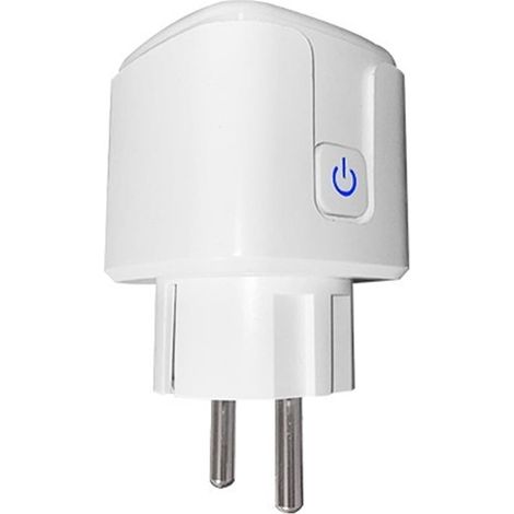 Prise Connectée Wifi - Surveillance De La Consommation Électrique - Commande Par Application Ou Voix - 16 A - 3520 W - Sans Hub (1/5)