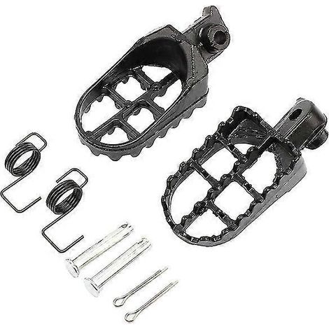 Motorradzubehör Fußrasten für Suzuki DL650 V-Strom 2004–2012 DL650 Motorrad Dirt Bike Motocross – Schwarz