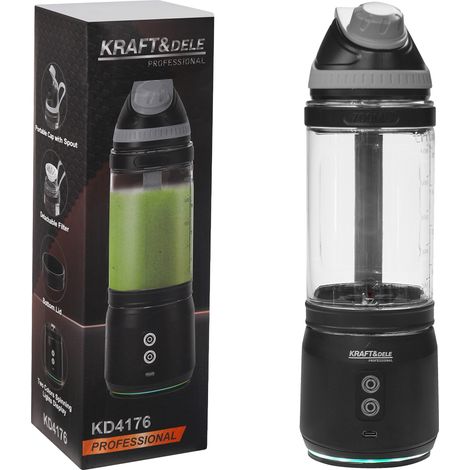 Wiederaufladbarer USB-C-Standmixer 700 ml  Kraft&Dele