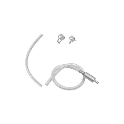 Kit Purge Frein Moto et Voiture avec Tuyau Transparent et 2 Colliers de Serrage, Purgeur de Frein Hydraulique Universel avec Clapet Anti-Retour pour Entretien, Outil Purge Freinage (1/5)