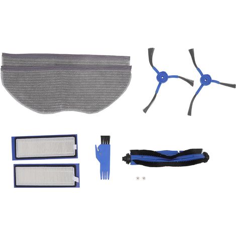 Kehrbürsten-Set mit Filter, ABS-Gehäuse, hocheffizientem Partikelluftfilter und 6 Seitenbürsten für Shark IQ RV101 (1/5)