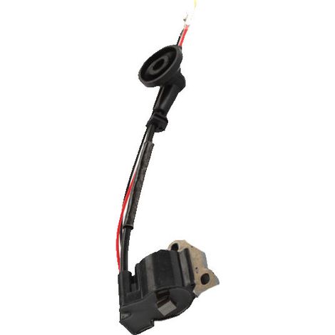 Bobine d'allumage high tension compatible with the engines Mitsubishi TU26, TL20, TL23 and TL26 (26 cm³). (1/4)